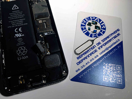 Châssis iPhone redressé